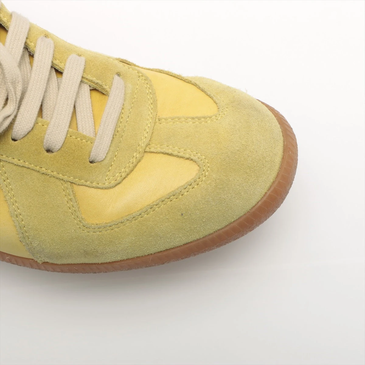 メゾンマルジェラ レザー×スエード ハイカットスニーカー 44 メゾンマルジェラ レザー×スエード ハイカットスニーカー 44