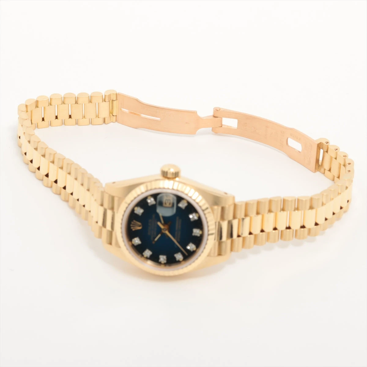 ロレックス デイトジャスト 69178G YG AT ブルーグラデーション