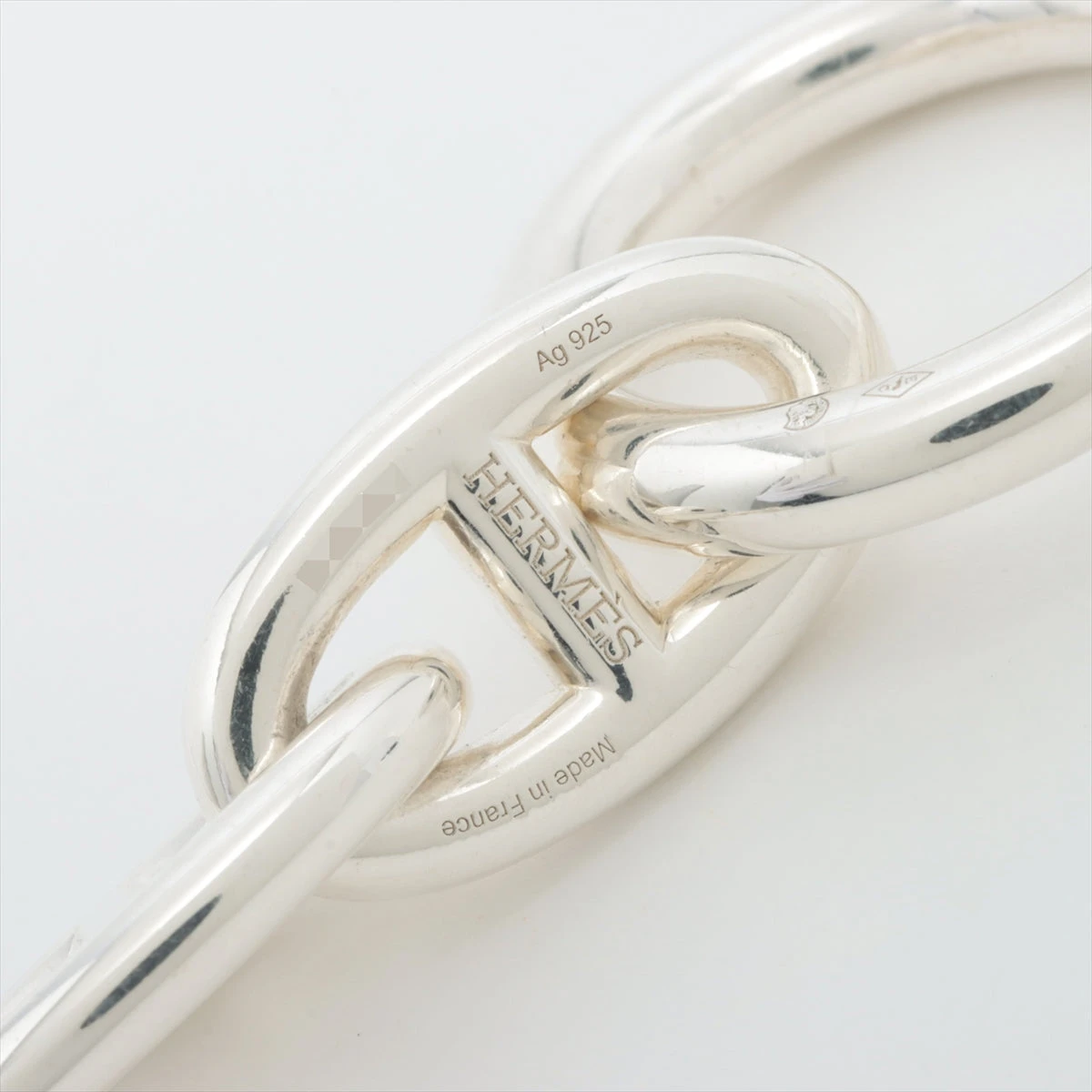 エルメス シェーヌダンクルGM ブレスレット 10コマ 925 58.8g