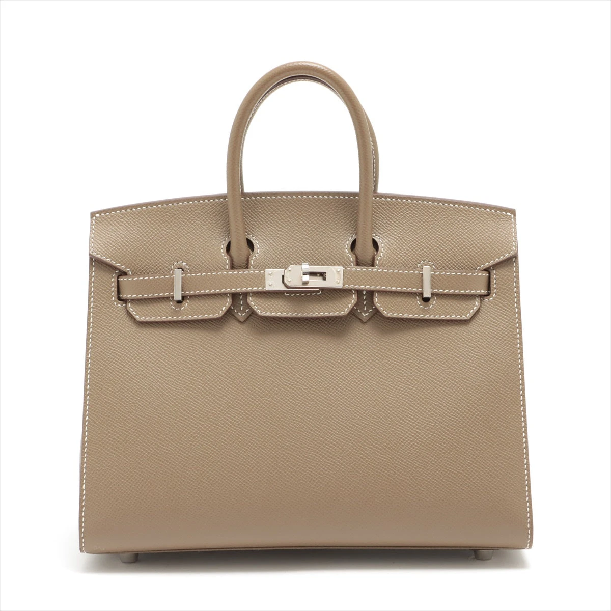 エルメス バーキン25 セリエ ヴォーエプソン エトゥープ シルバー金具 Z:2021年