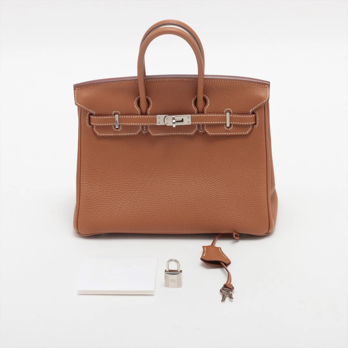 【極美品】【一箇所破れ】HERMES エルメス　バーキン25空箱 正方形 極美品】【一箇所破れ】HERMES エルメス バーキン25空箱 正方形