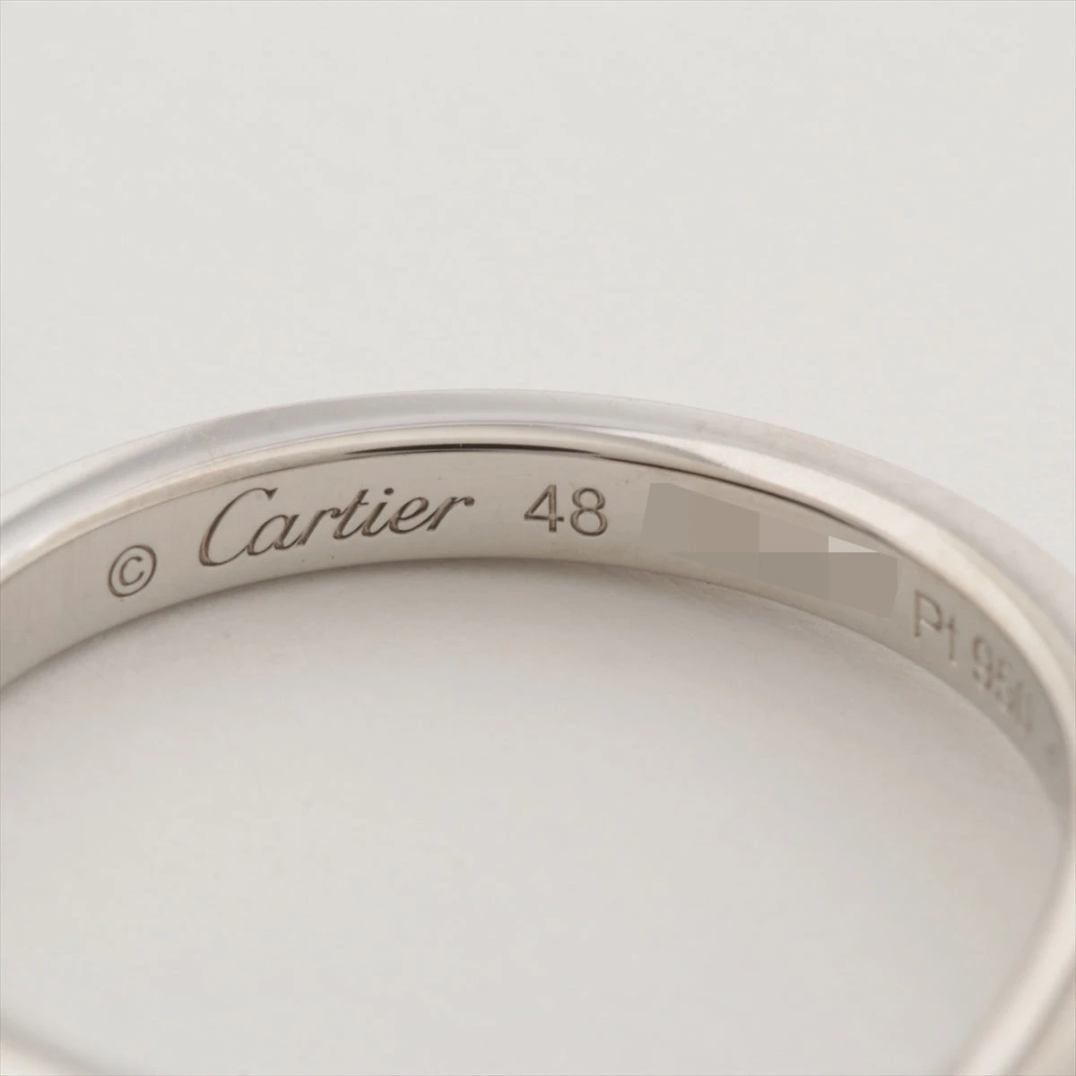 カルティエ バレリーナ カーブ ウェディング 3P ダイヤ リング