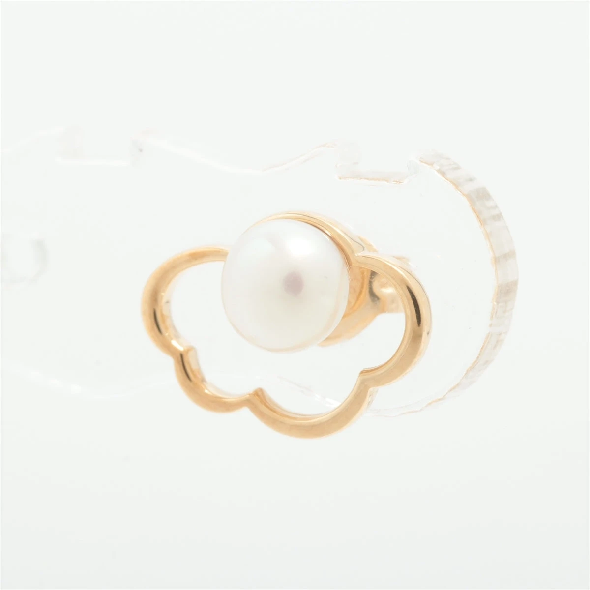 スタージュエリー パール ピアス K10(YG) 0.5g ZZ014619｜中古ブランド 