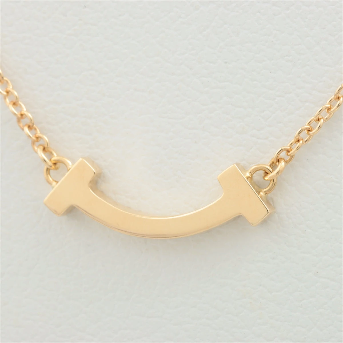 TIFFANY&Co. ティファニー AU750 Tスマイル ネックレス TIFFANY&Co. ティファニー Tスマイル ネックレス ミディアム