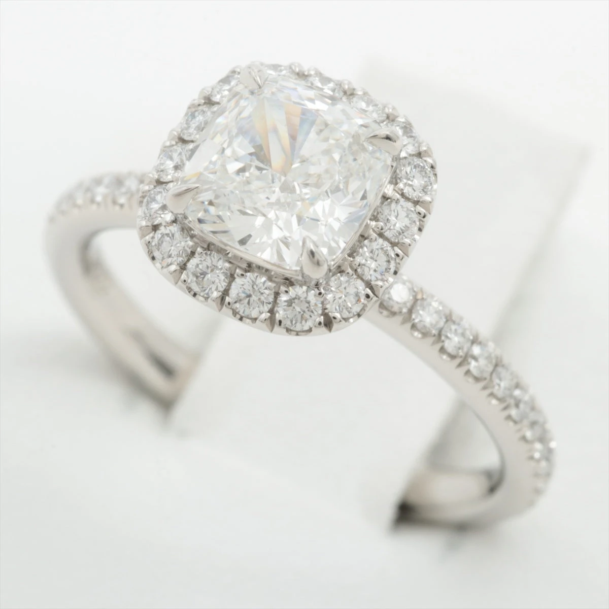 ラスト★★プラチナ マイクロパヴェダイヤモンド リング 極上ダイヤモンド パヴェ プラチナリング