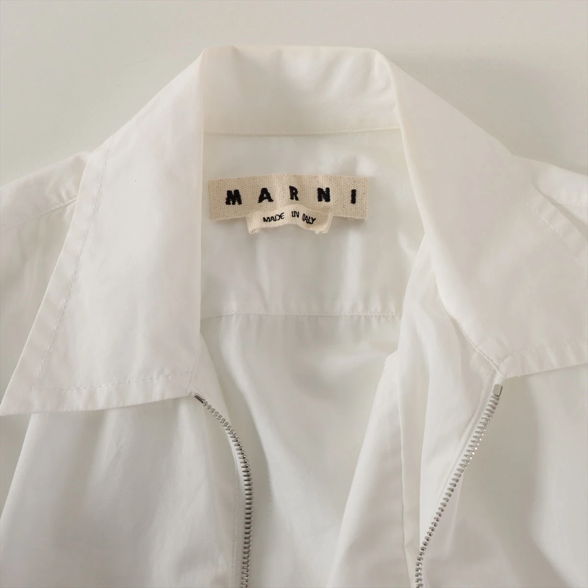 マルニ 17AW コットン ジャケット 44 ホワイト M05DL0087 Bスタンプ