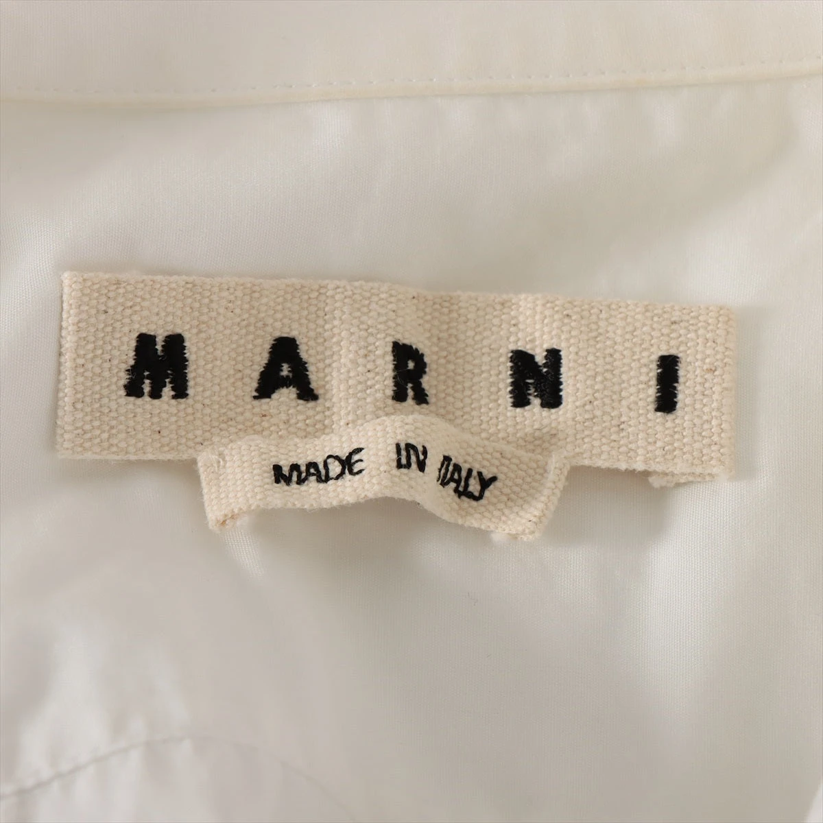 マルニ 17AW コットン ジャケット 44 ホワイト M05DL0087 Bスタンプ
