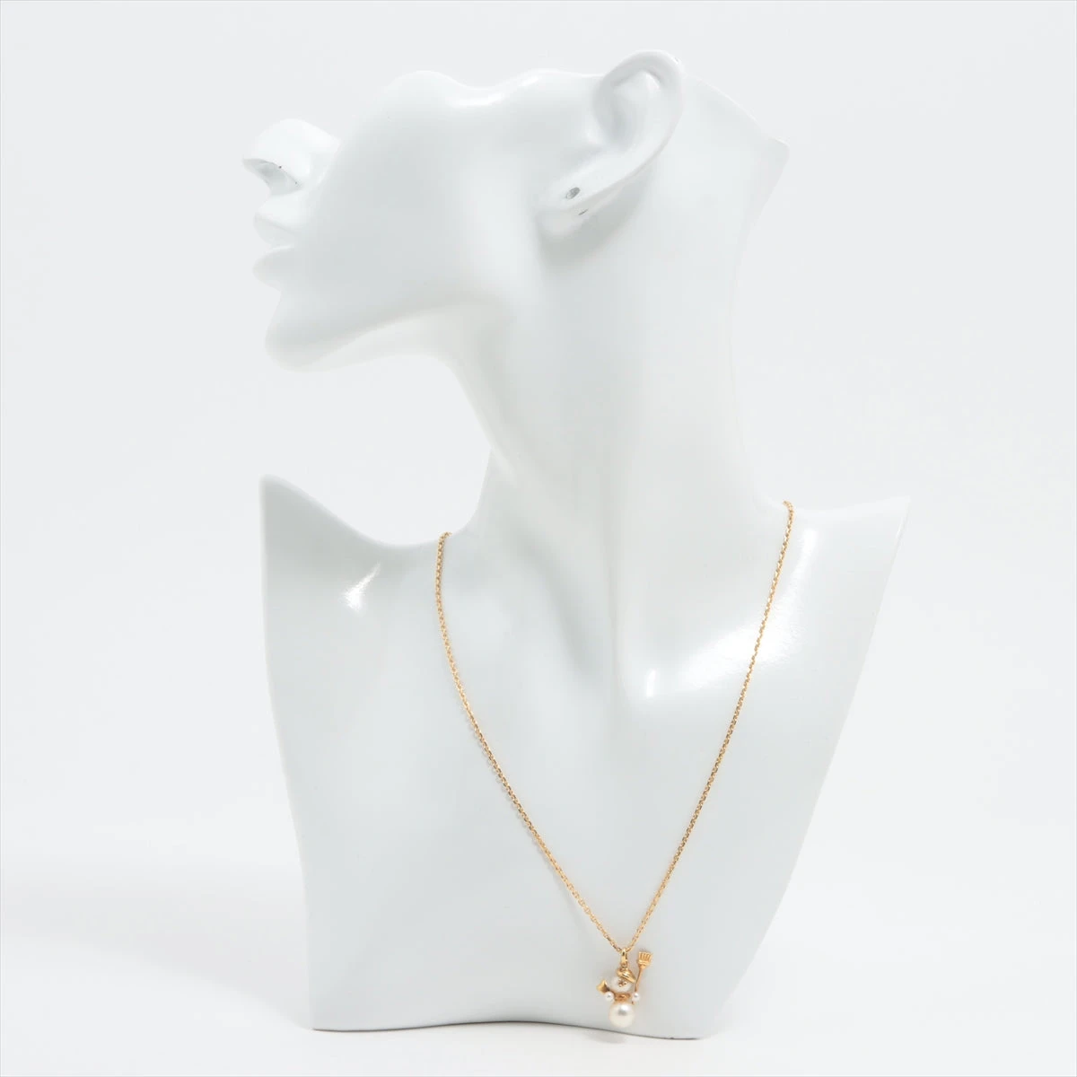 ヴァンクリーフ&アーペル パール ネックレス 18Kt(YG) 8.5g 変色