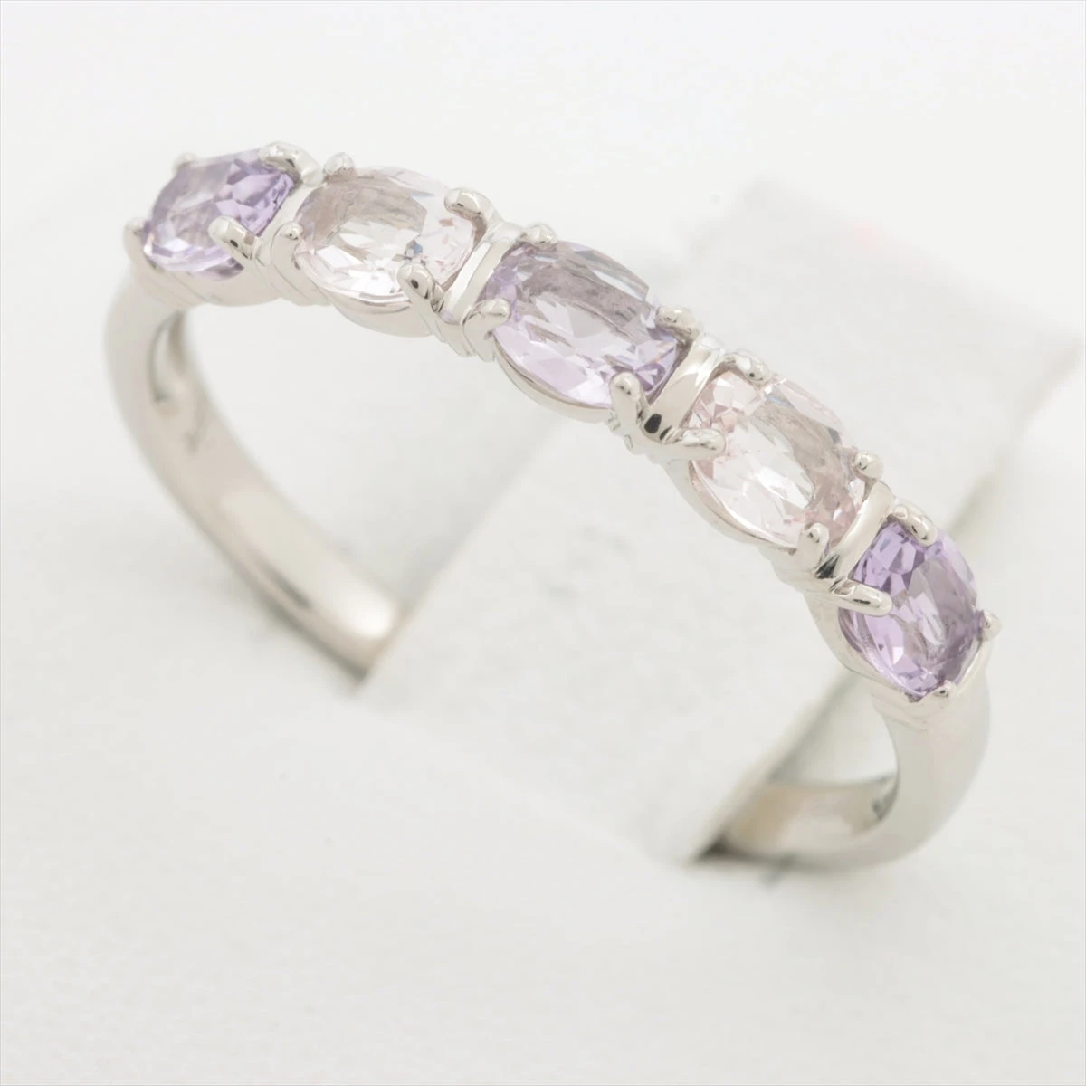 ヴァンドーム青山 Pt950 マルチカラー サファイア ダイヤモンド リング