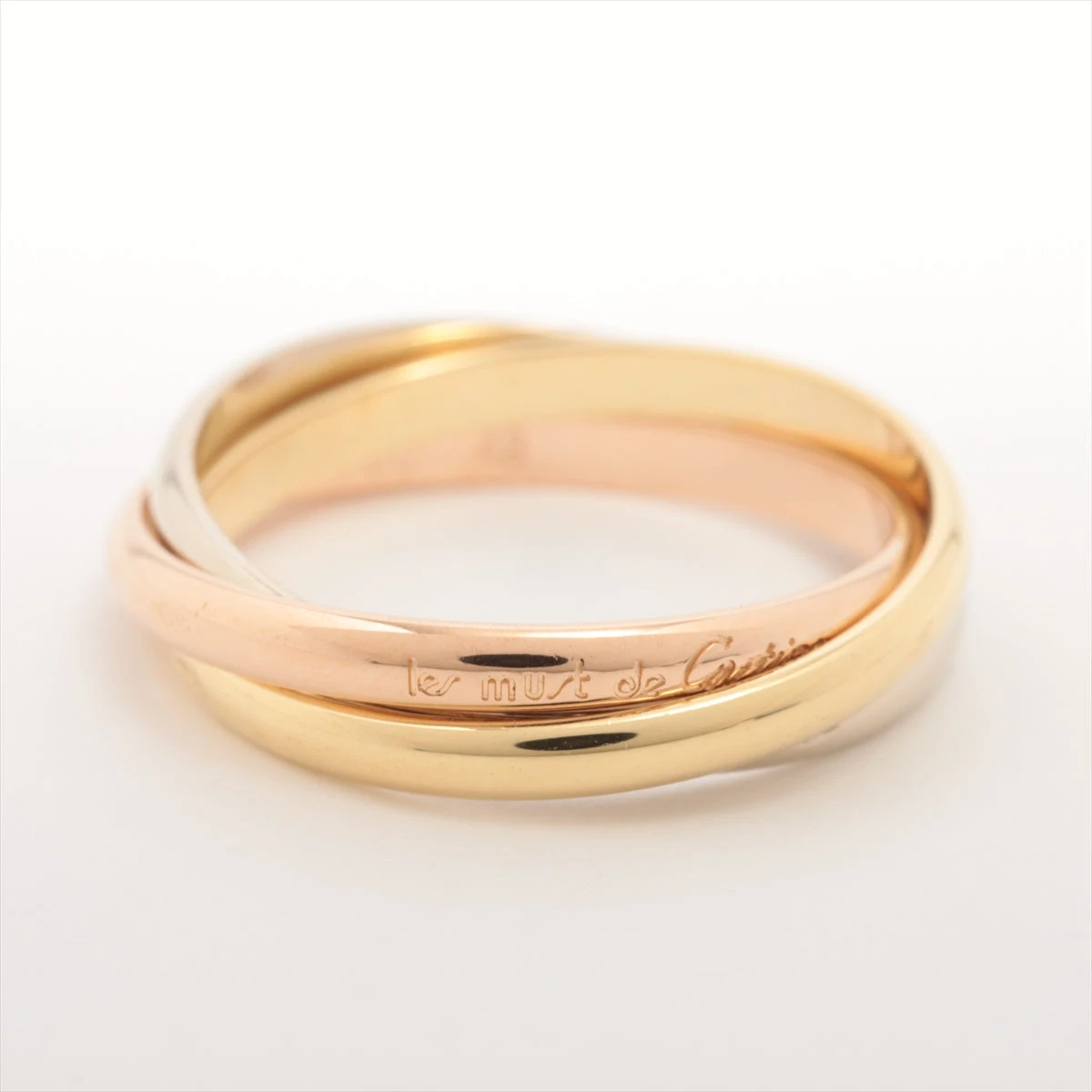 カルティエ トリニティ リング 750(YG×PG×WG) 3.5g 49 A1892923｜中古