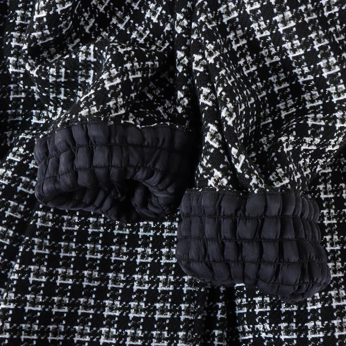 シャネル ココボタン P53 コットン×ナイロン ジャケット 38 レディース