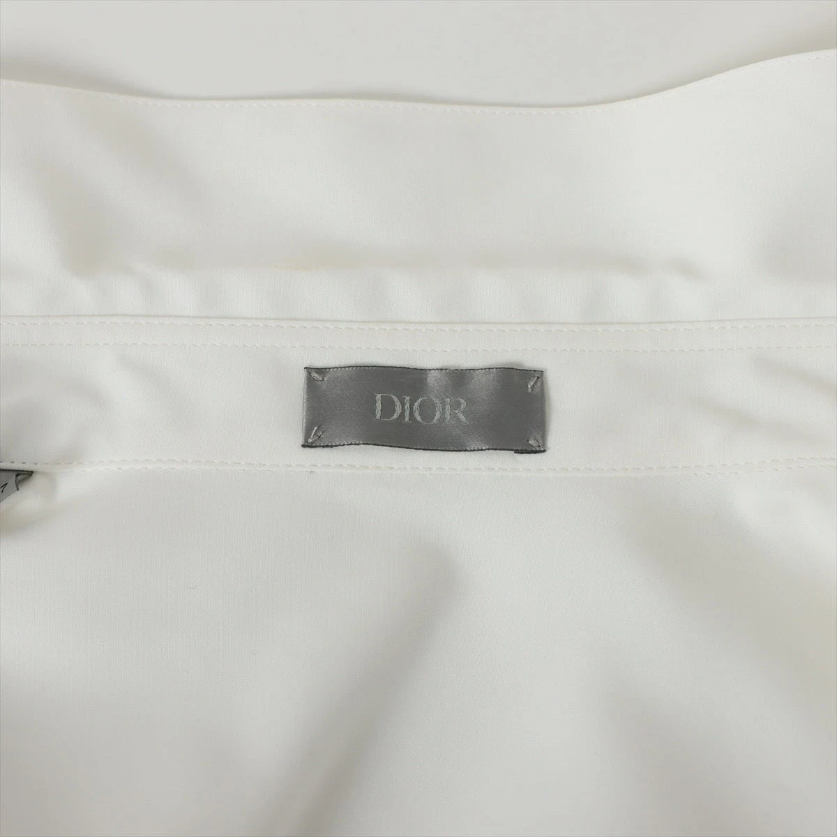DIOR sacai 21AW ロゴワッペン スウェット ホワイト白Sディオール DIOR sacai 21AW ロゴワッペン スウェット ホワイト白Sディオール