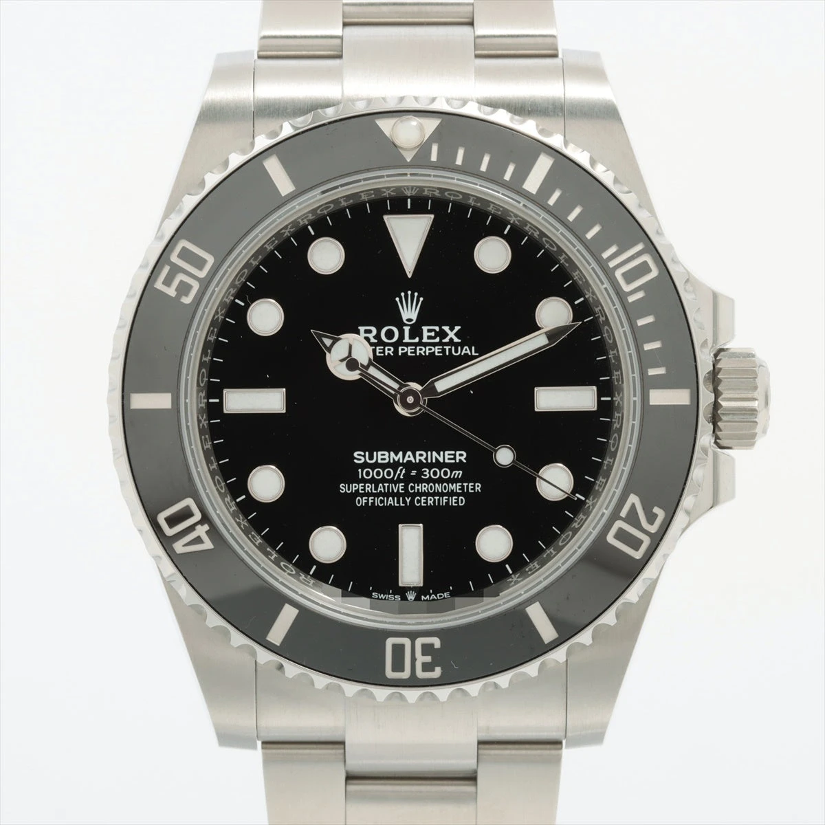 ロレックス サブマリーナ 124060 SS AT 黒文字盤