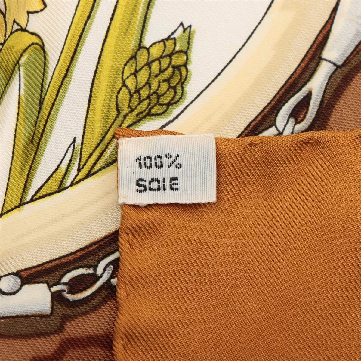 HERMES Carre カレ 90 シルク Aux Champs Field 小物
