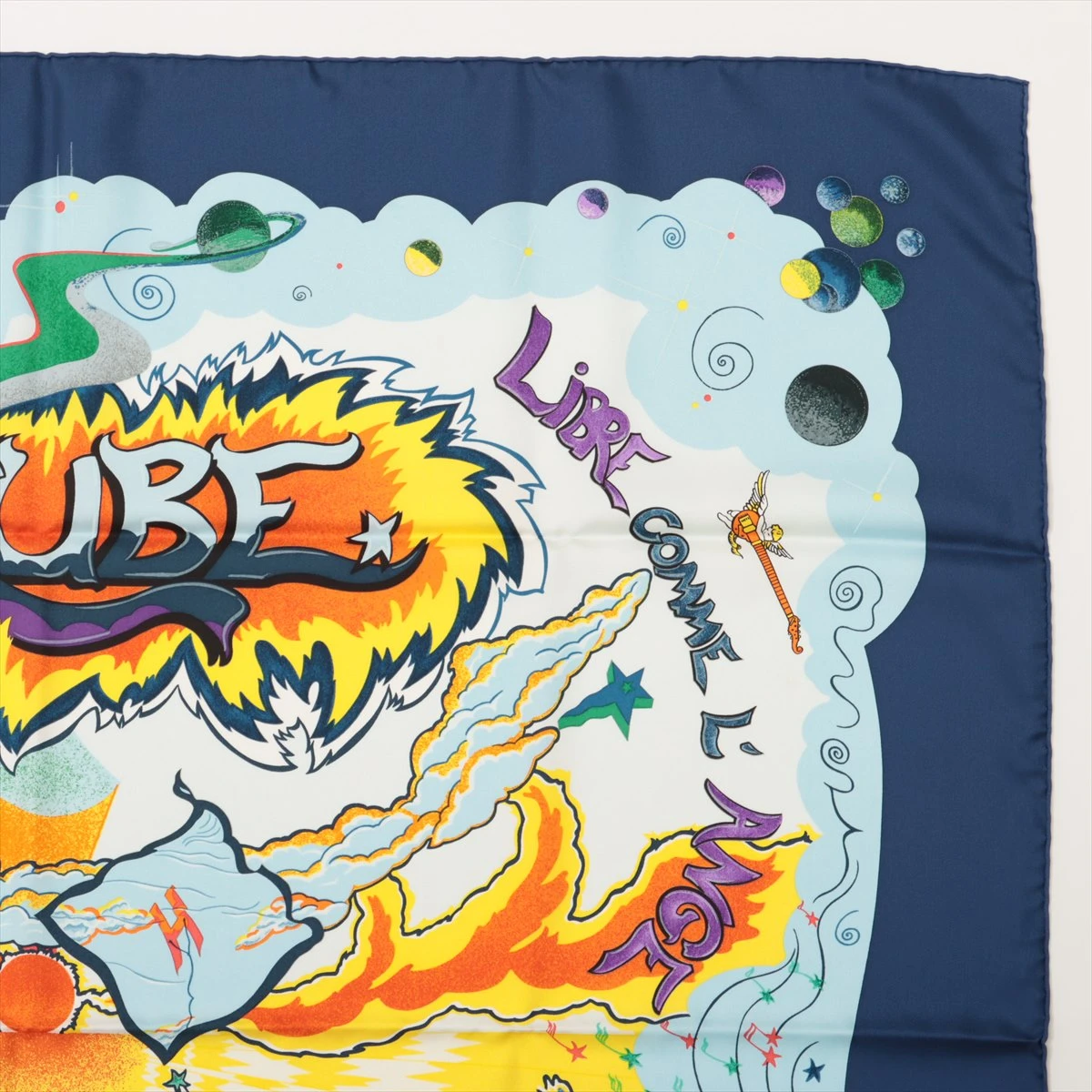 エルメス HERMES カレ90 THE ALFEE 25周年記念 AUBE LIBRE COMME