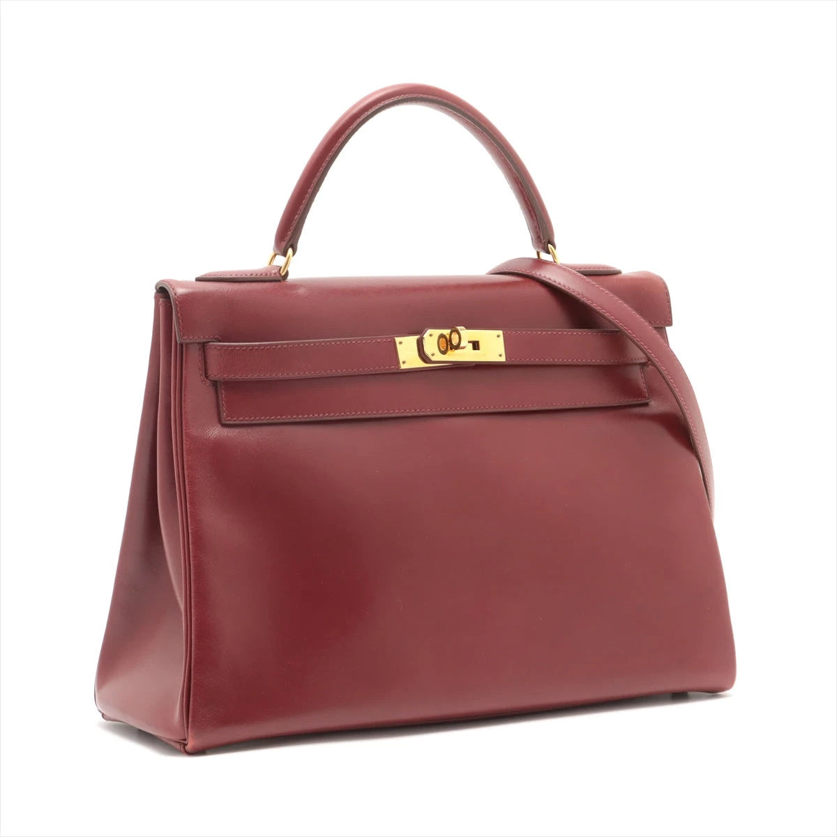 最終‼美品！HERMES バングルケリーカデナ ゴールドベージュ茶系 BOX付き HERMES エルメス バングル ケリーバングル カデナ カーフ
