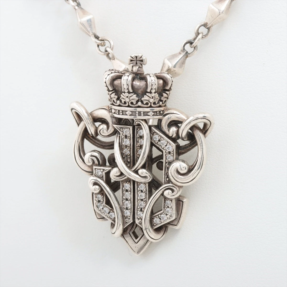 ジャスティン デイビス プロテージ ペンダントシルバー ネックレス