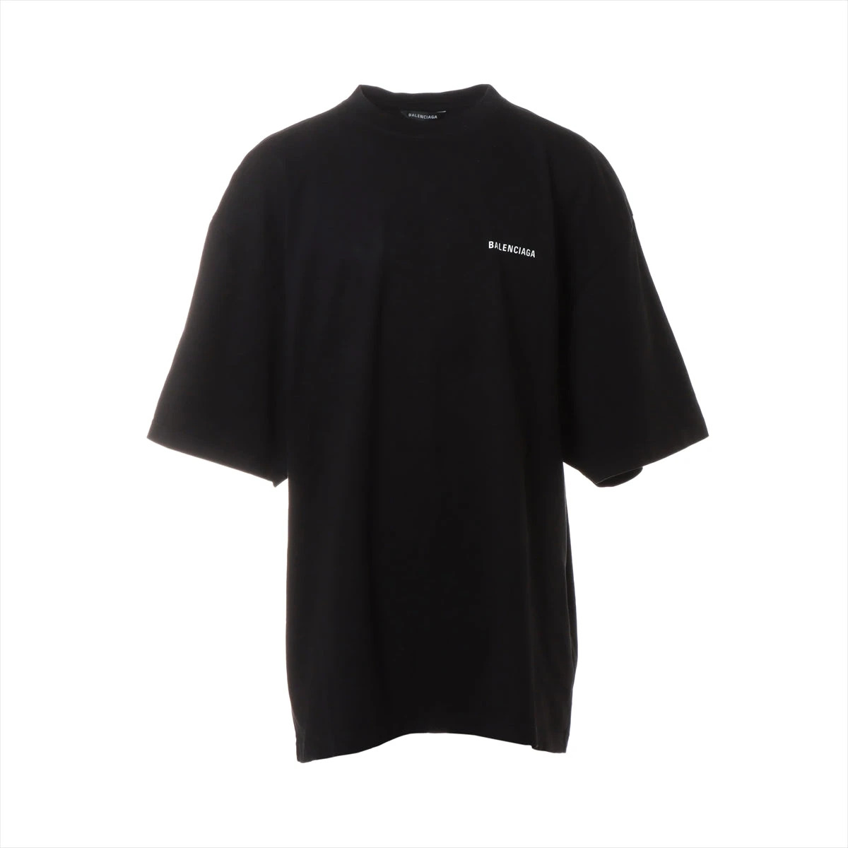 バレンシアガ 20年 コットン Tシャツ M メンズ ブラック 641614 