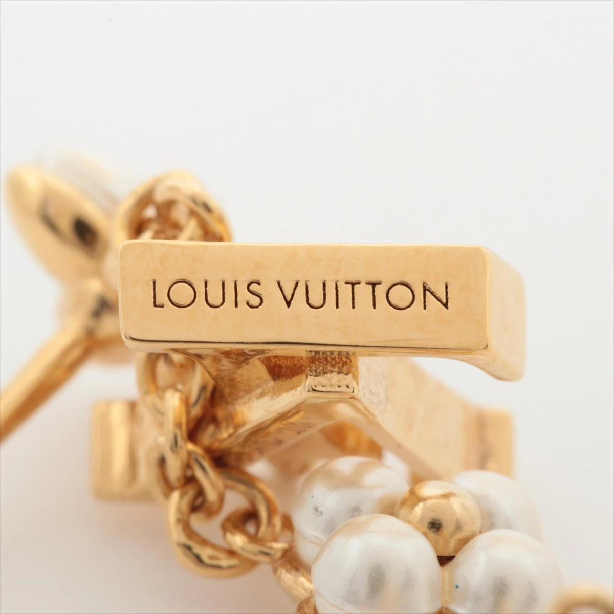 SALE]ヴィトン Vuitton レア イヤーカフLV フローラグラム