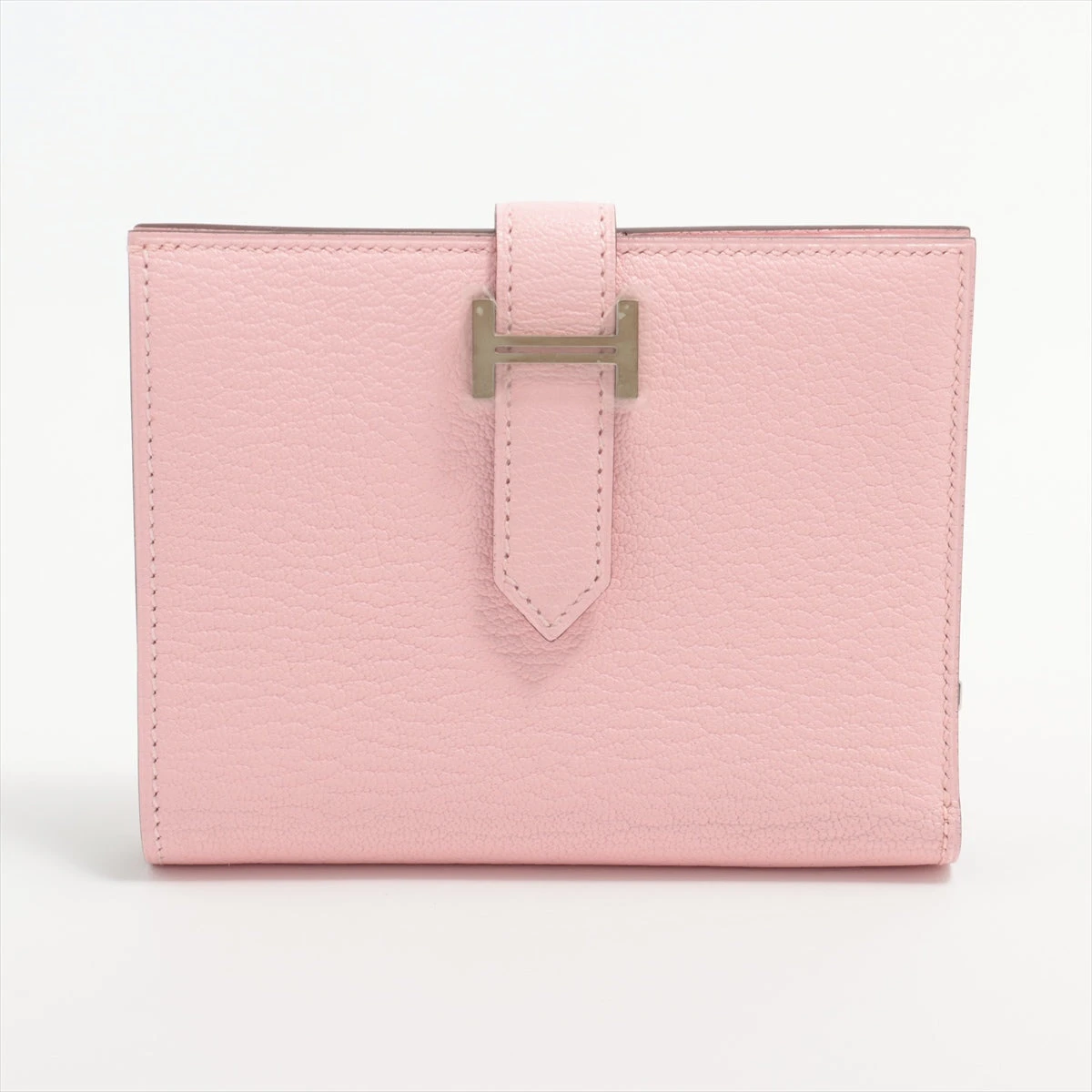 ★正規店購入 HERMES ベアン コンパクト ローズサクラ エルメス 二つ折り財布 財布 レディース ベアン コンパクト U