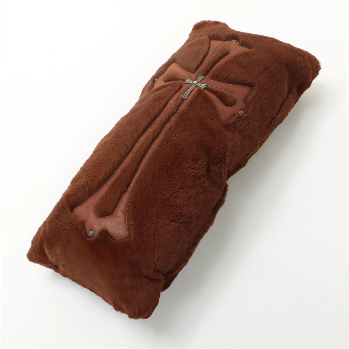 クロムハーツ CHクロス クッション ボア ブラウン A1925922｜中古