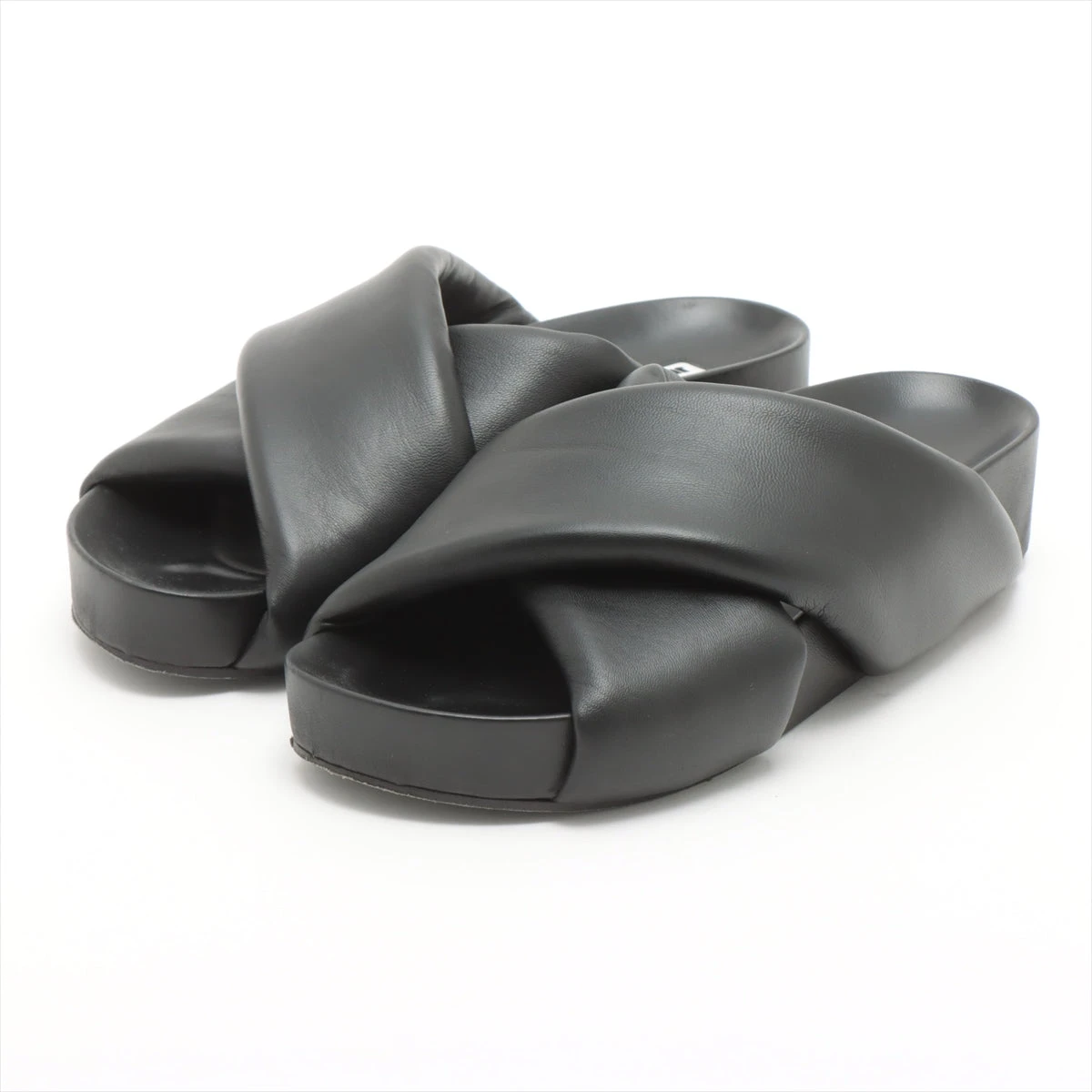 新品•未使用　JIL SANDER クロスストラップレザーサンダル　37size JIL SANDER - 【美品】 JIL SANDER / ジルサンダー | レザー