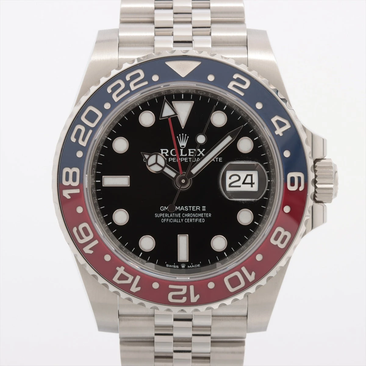 ロレックス GMTマスター Ⅱ 126710BLRO SS AT 黒文字盤