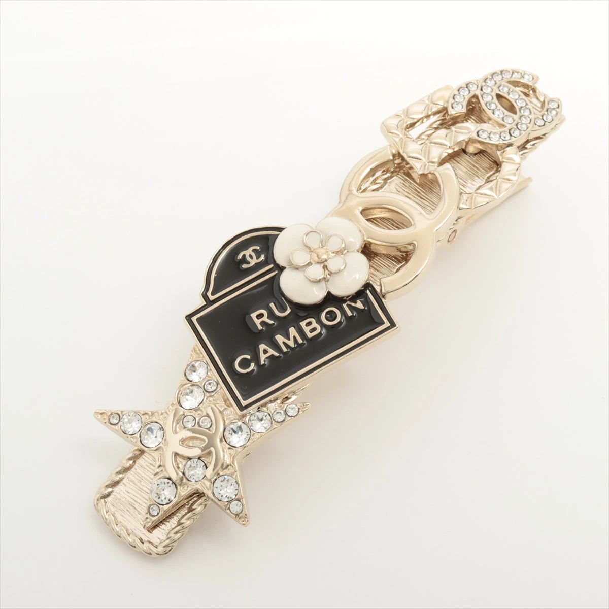 CHANEL - シャネル CHANEL ヘアアクセサリー ゴールド ブラック