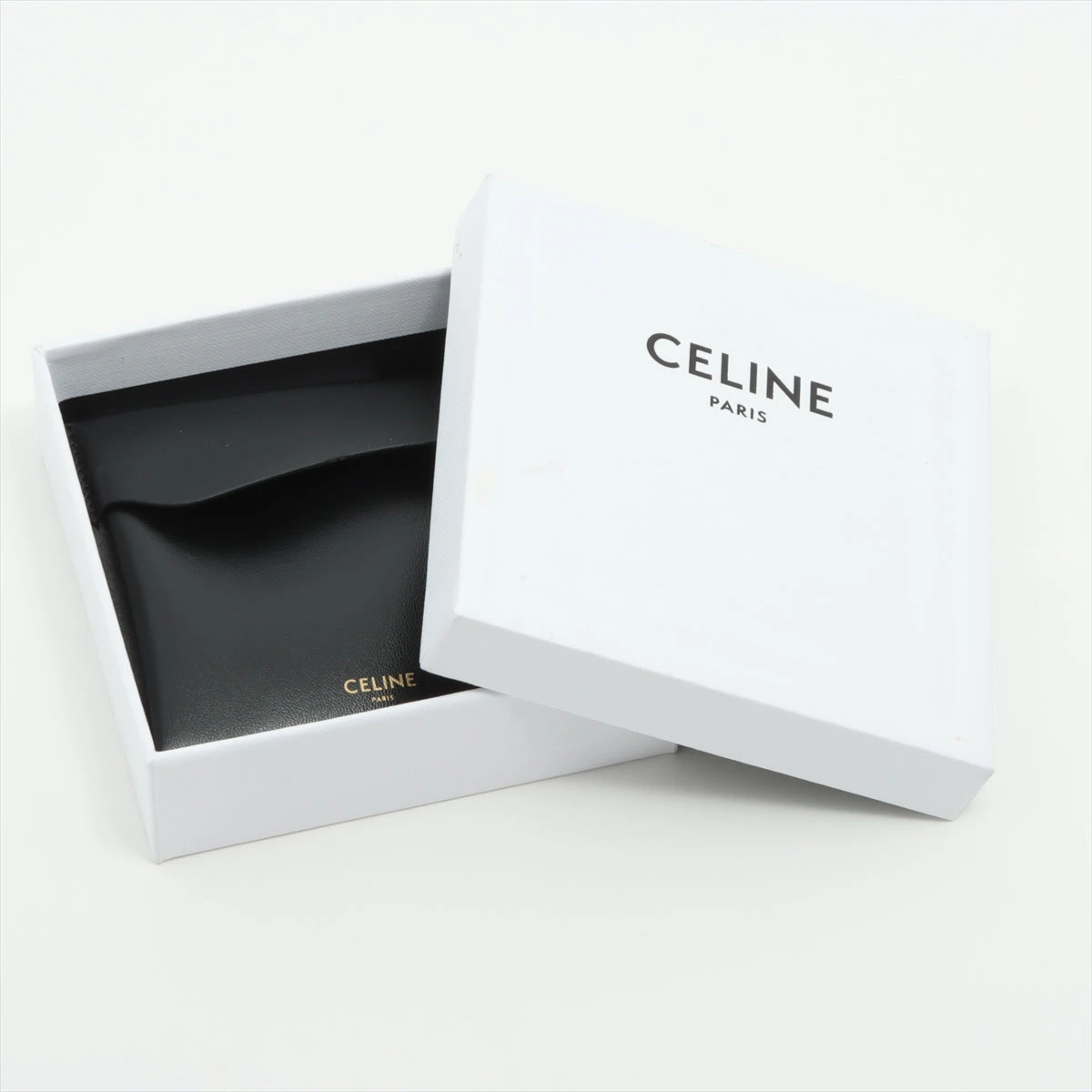 CELINE ノットピアス　シルバー 両耳用 セリーヌ ノット ピアス(両耳用) GP シルバー A1895069｜中古