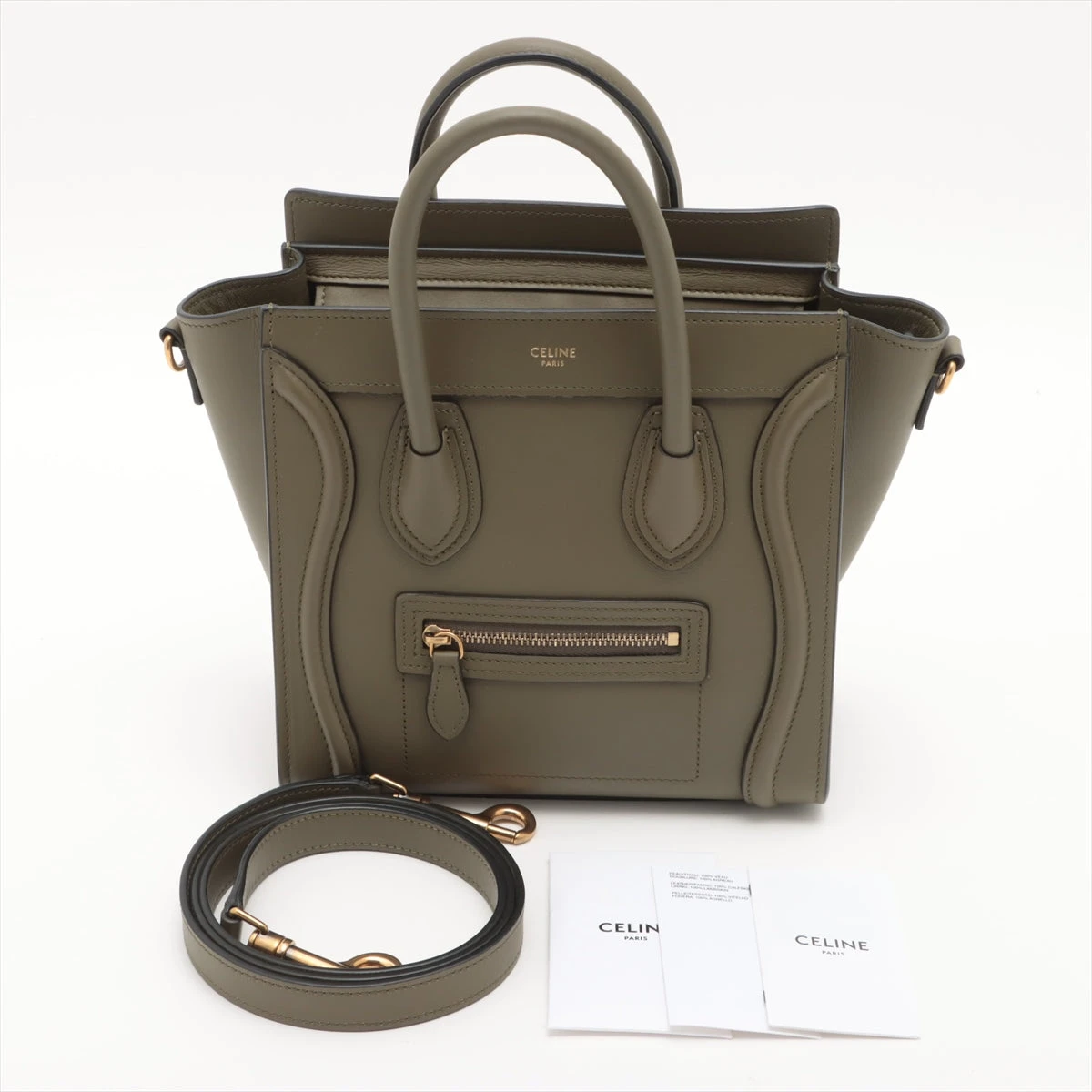美品】 CELINE / セリーヌ | ナノ ラゲージ ハンドバッグ 15LK
