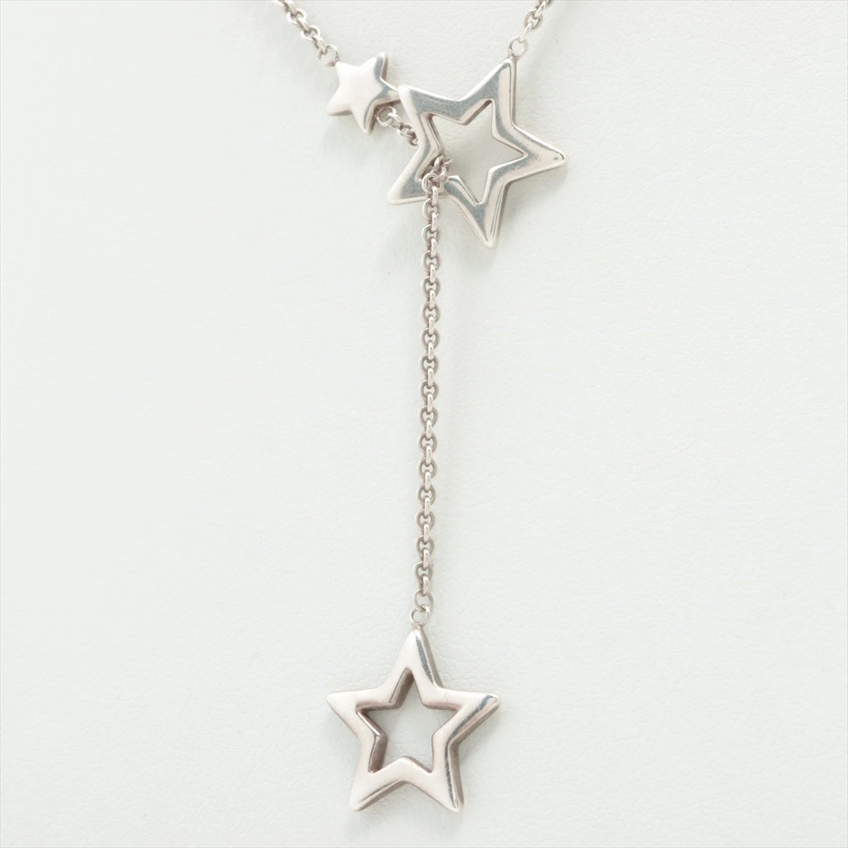 極美品レア オールドティファニー スター ラリアット ネックレス シルバー925 極美品レア オールドティファニー スター ラリアット ネックレス
