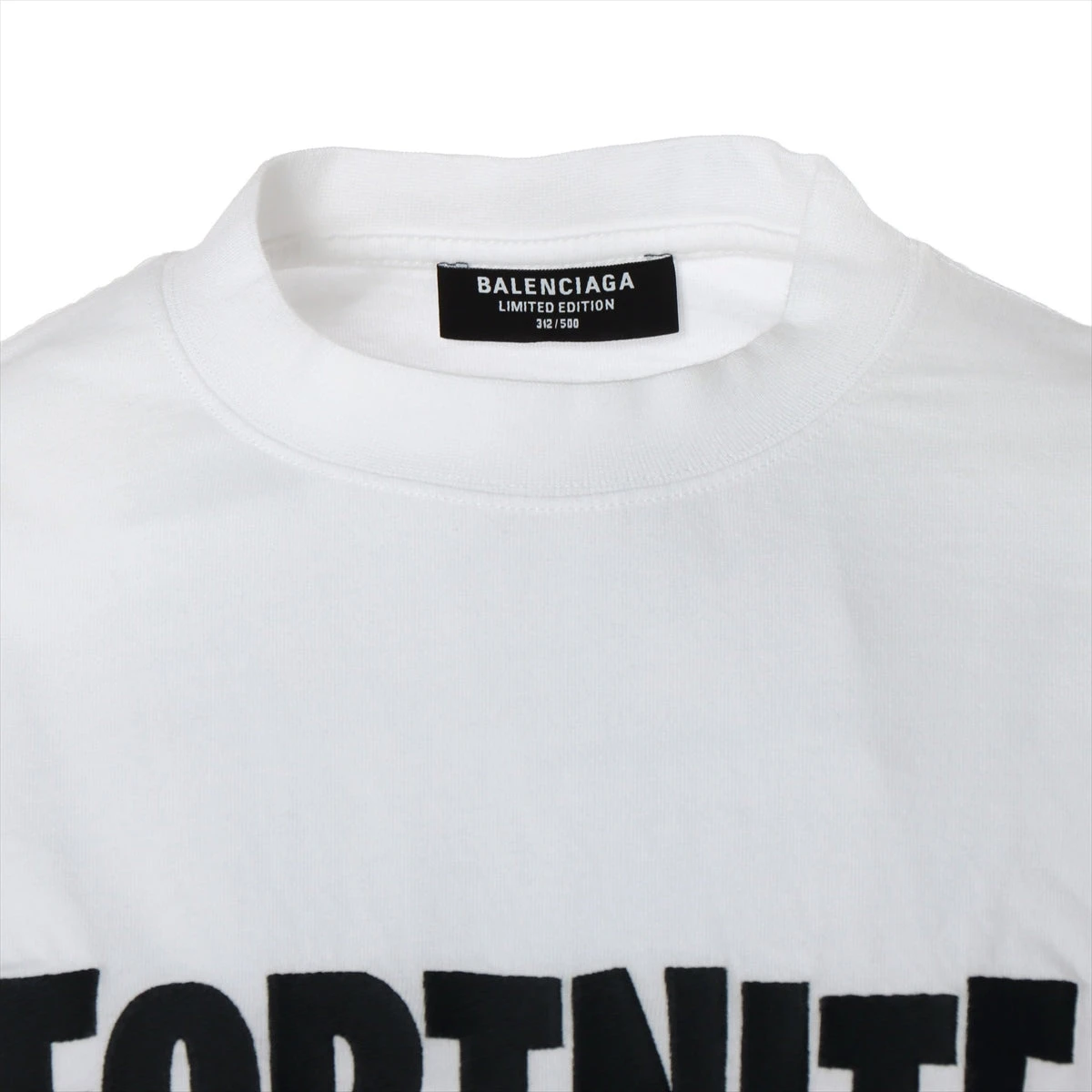 バレンシアガ 22年 カレッジロゴ DIY Tシャツ XS ホワイト バレンシアガ 22年 カレッジロゴ DIY Tシャツ XS ホワイト