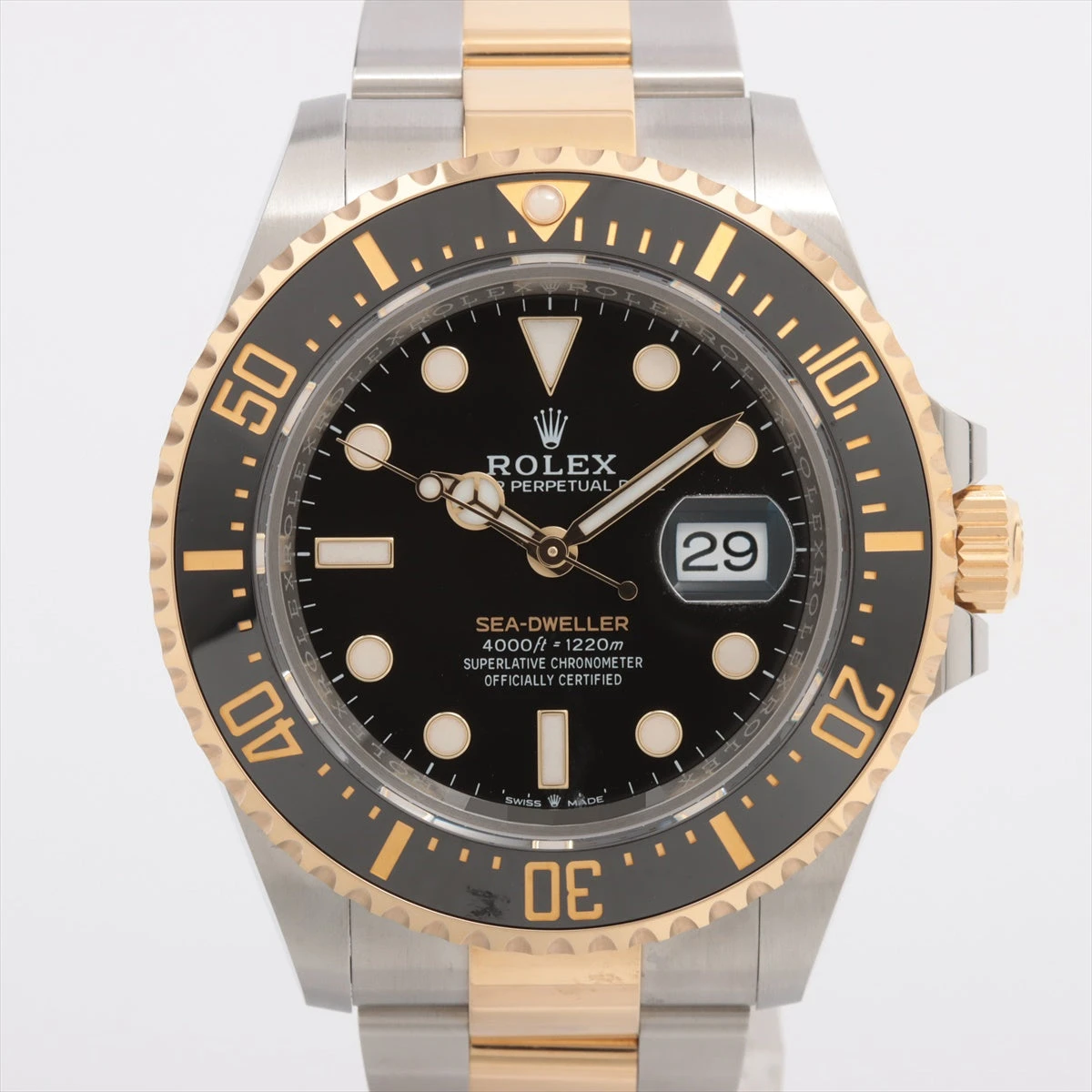 ロレックス シードゥエラー 126603 SS×YG AT 黒文字盤 あまりごま3