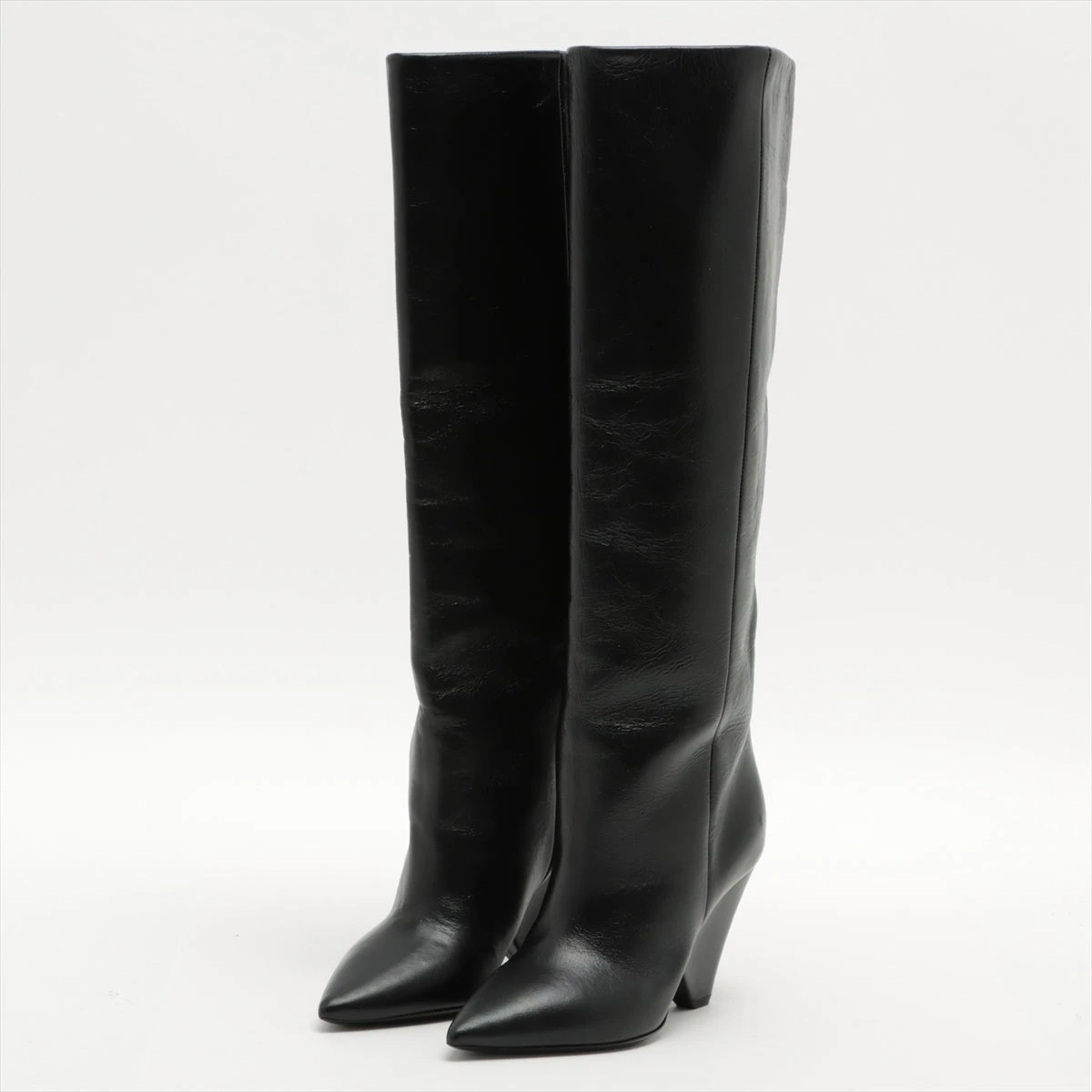 M*o様 SANTONI サントーニ ロングブーツ レザー 39 レディース SANTONI(サントーニ) ロングブーツ(レディース) - 海外通販のBUYMA