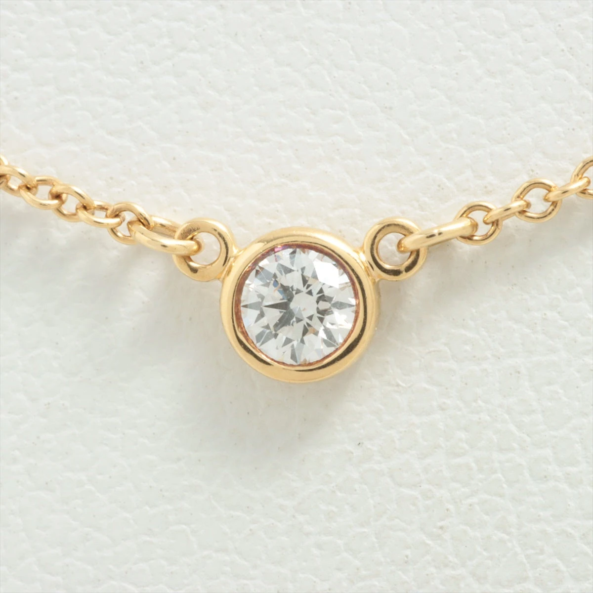 ティファニー バイザヤード 1P ダイヤ ネックレス 750(YG) 1.8g 直径約