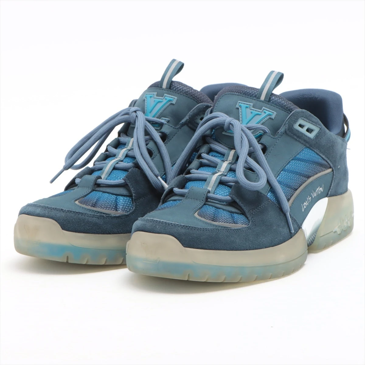 ヴィトン アビューライン 20年 ファブリック スニーカー 7 1/2 メンズ  