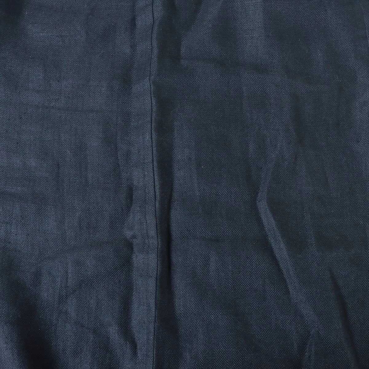 エルメス マルジェラ期 リネン セットアップ 38 レディース ネイビー