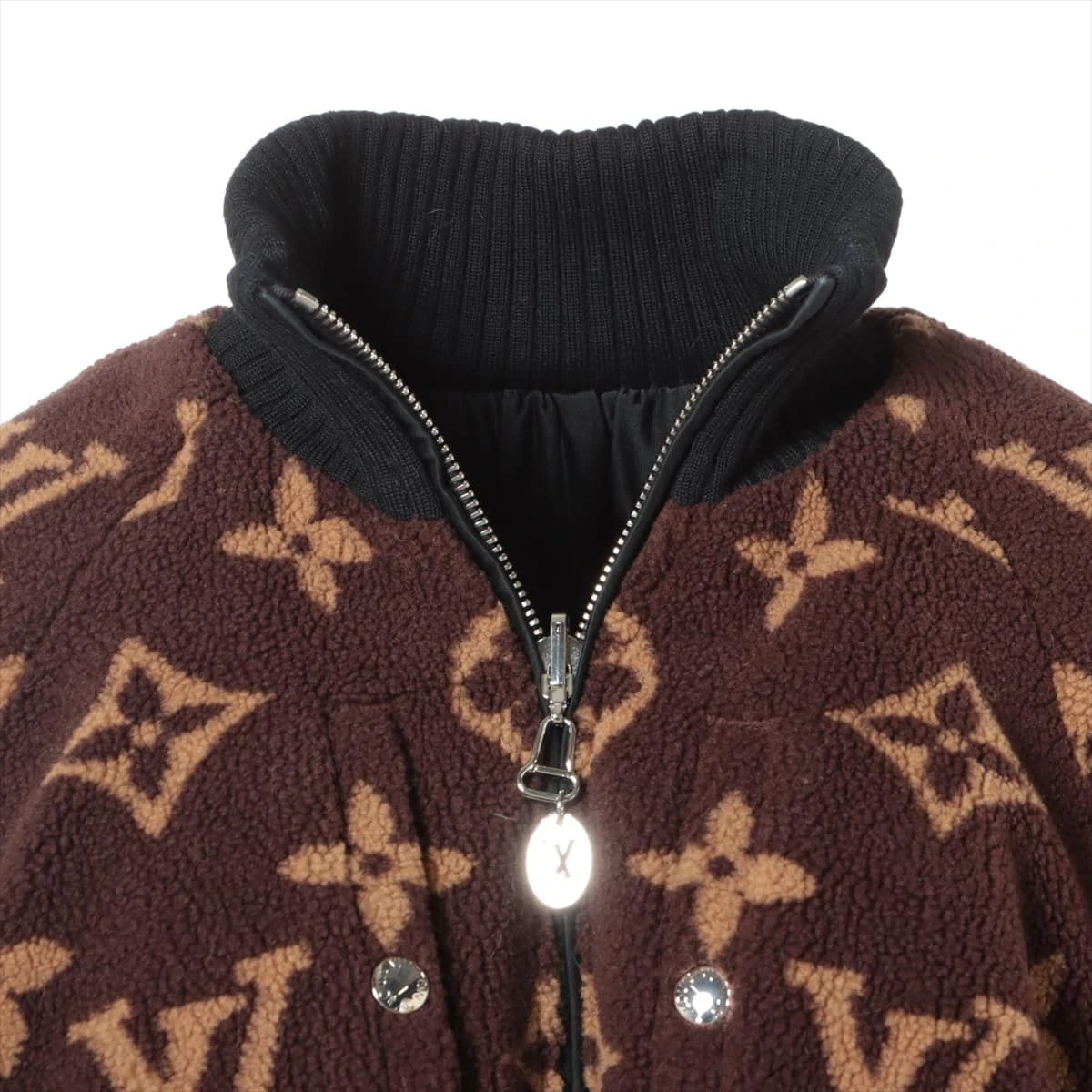 ルイヴィトン  ナイロンブルゾン 36 ブラック　レディース LOUIS VUITTON ルイヴィトン ジャケット ブルゾン ボンバー