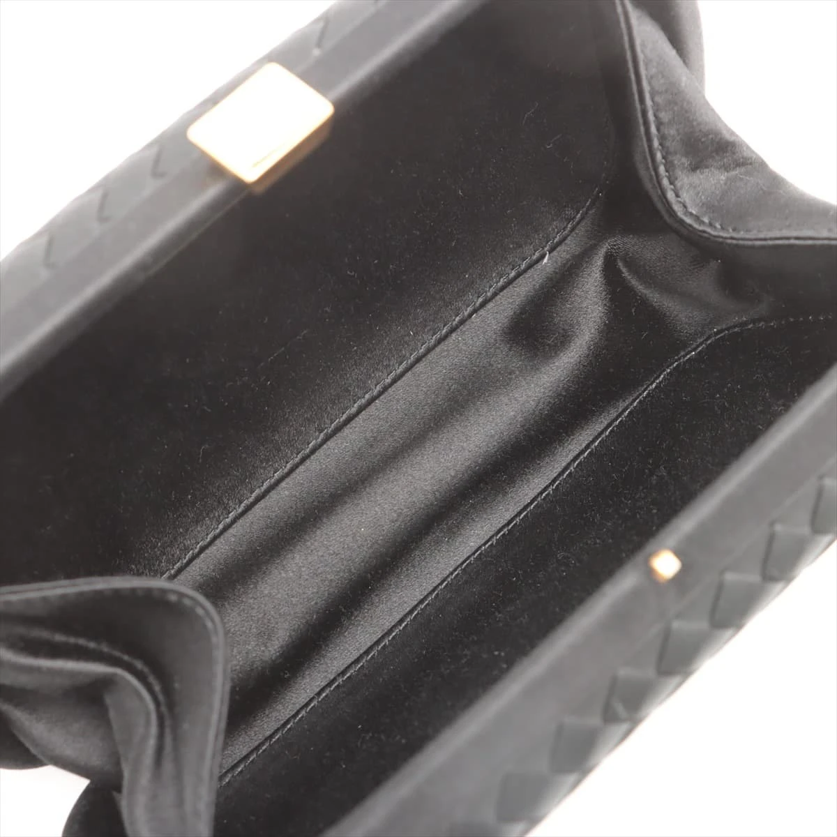 ボッテガヴェネタ ヴィンテージ イントレチャート サテン クラッチ