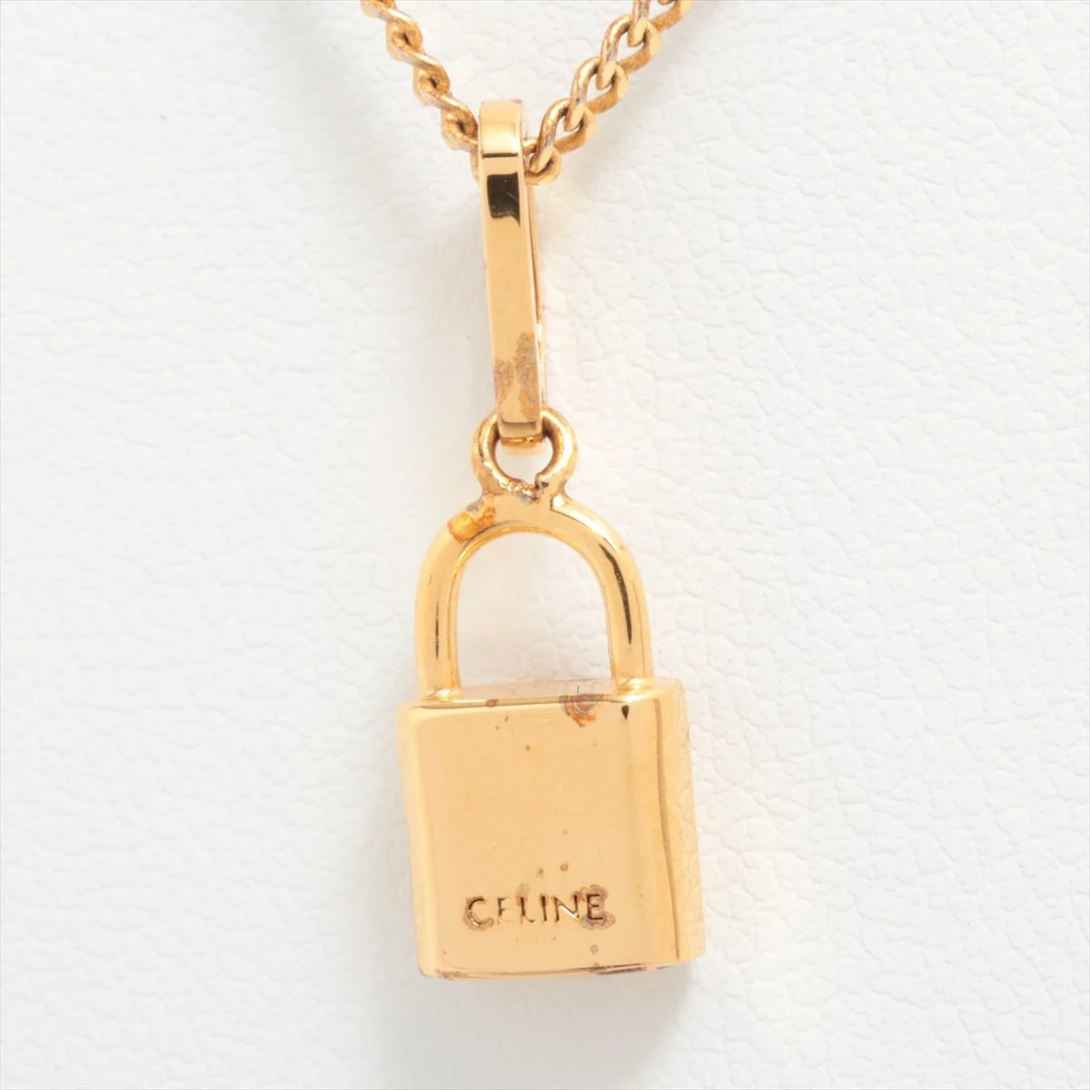 チェーン追加】CELINE セリーヌ ネックレス カデナ パドロック
