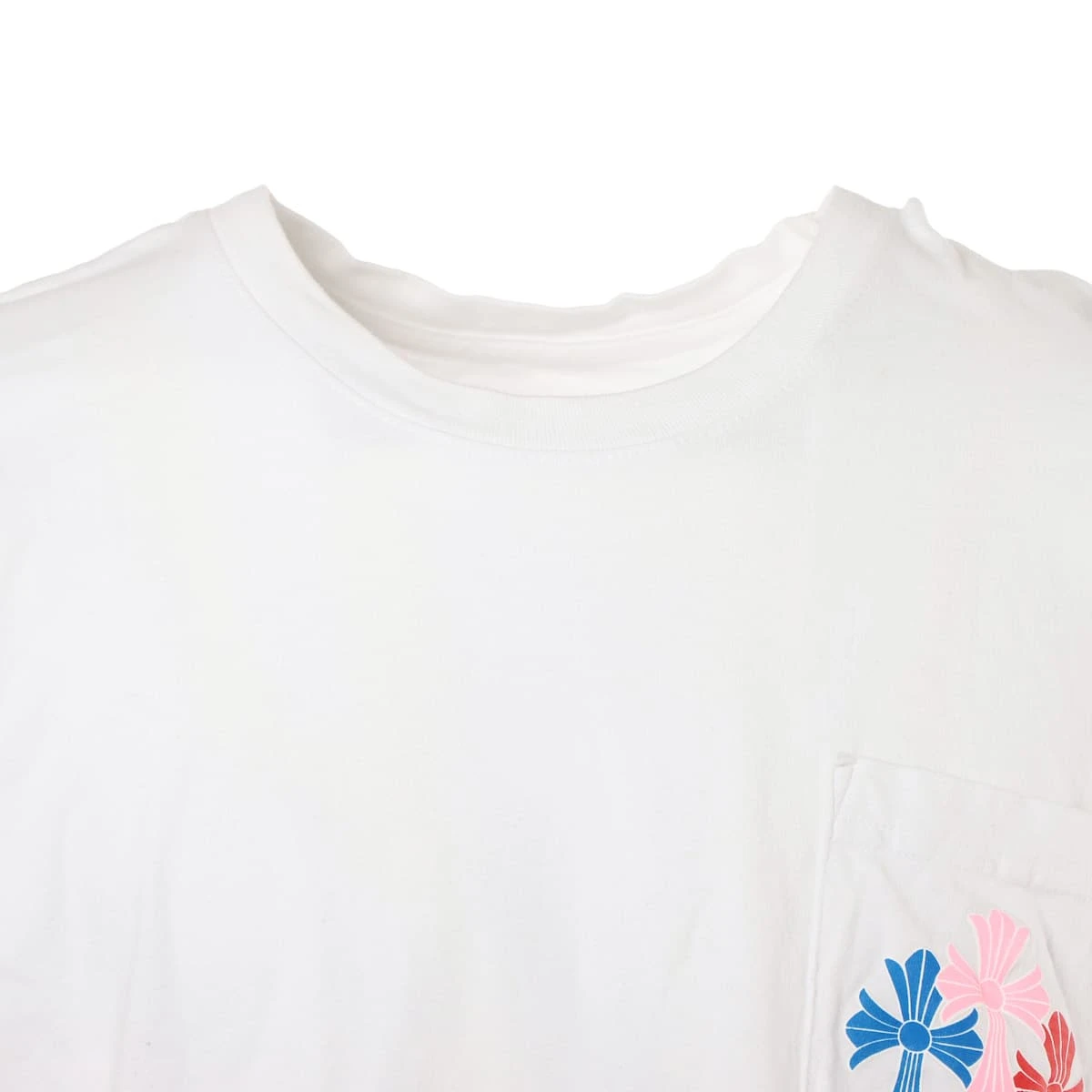 美品✨クロムハーツ ロンT セメタリークロス 両袖ロゴ ホワイト クロムハーツ セメタリークロス ロングTシャツ コットン XL