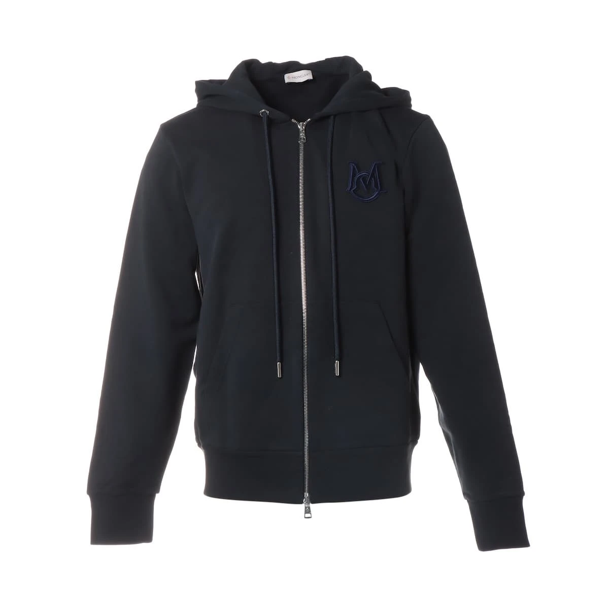 モンクレール 22年 コットン パーカー L メンズ ネイビー H20918G00052