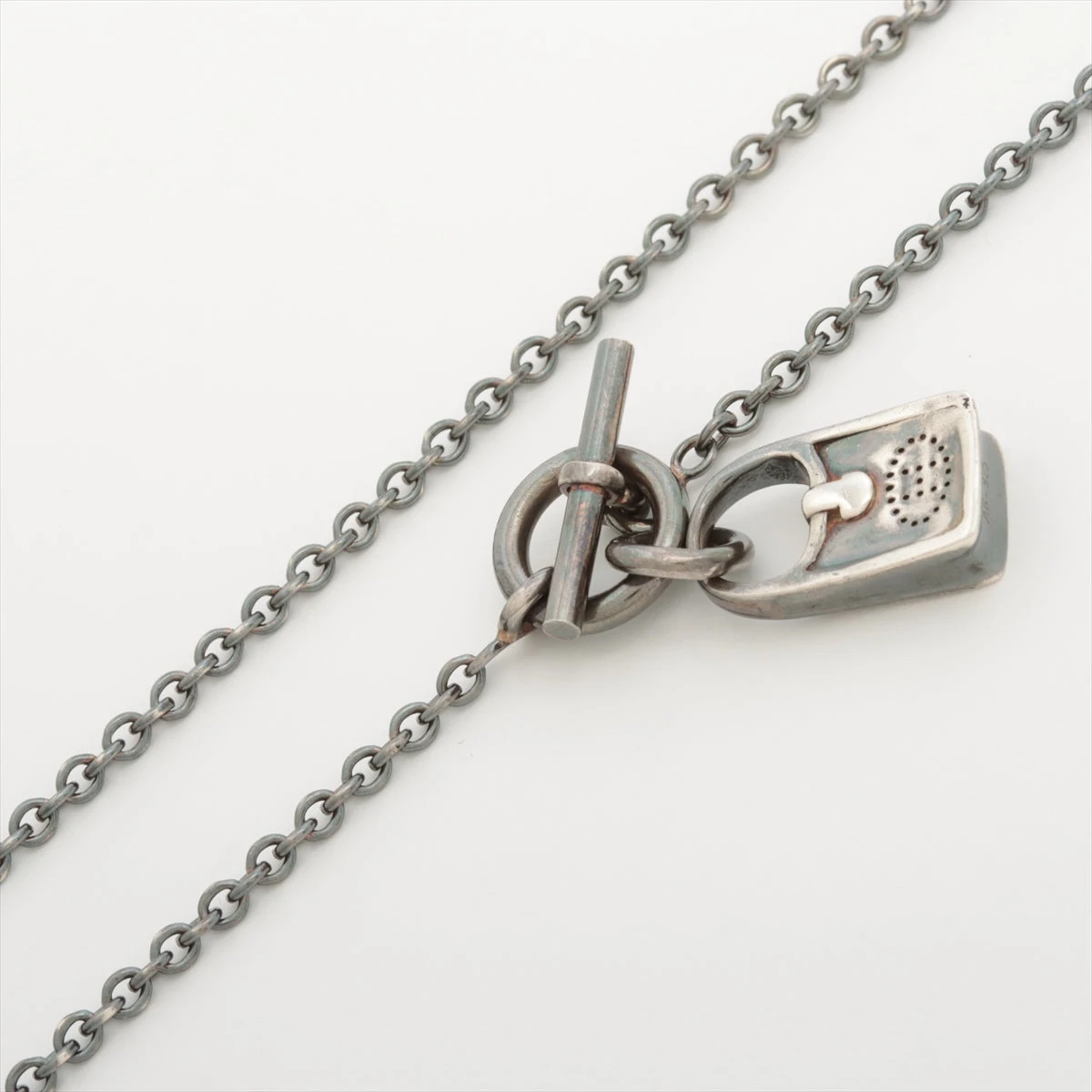 N2531 エルメス SV925 エクリプス エブリン チェーン ネックレス エルメス(HERMES)エルメス エクリプスエブリーン ネックレス