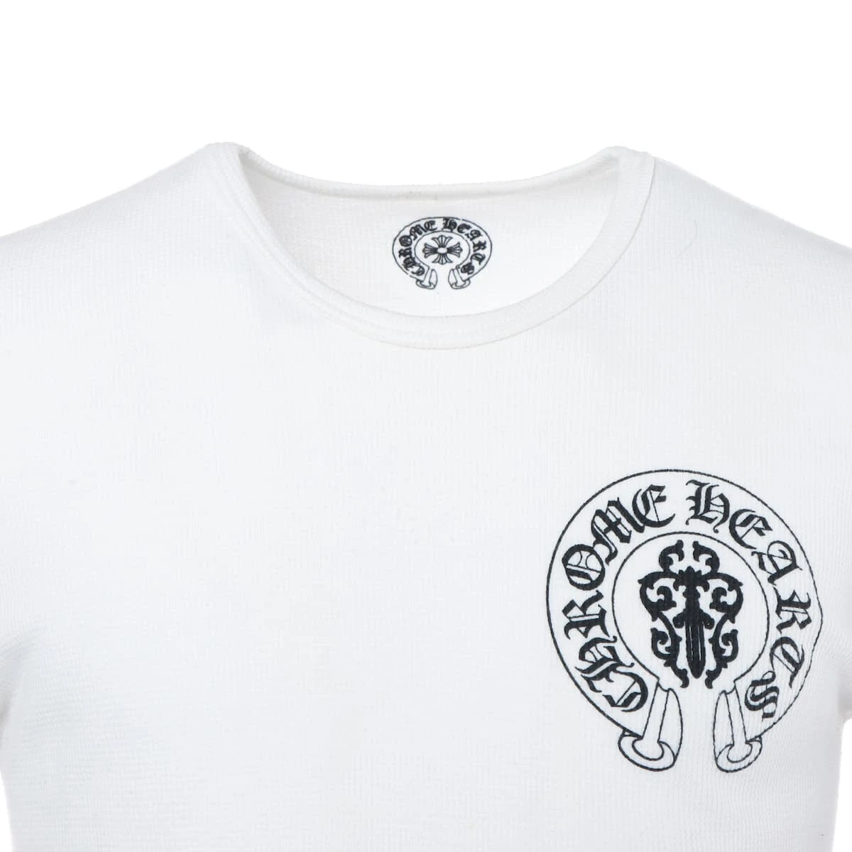 クロムハーツ ロングTシャツ コットン M ホワイト ダガー 星条旗