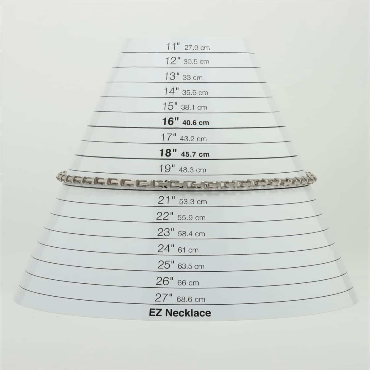 ティファニー Tナロー チェーン ネックレス 925 38.2g シルバー