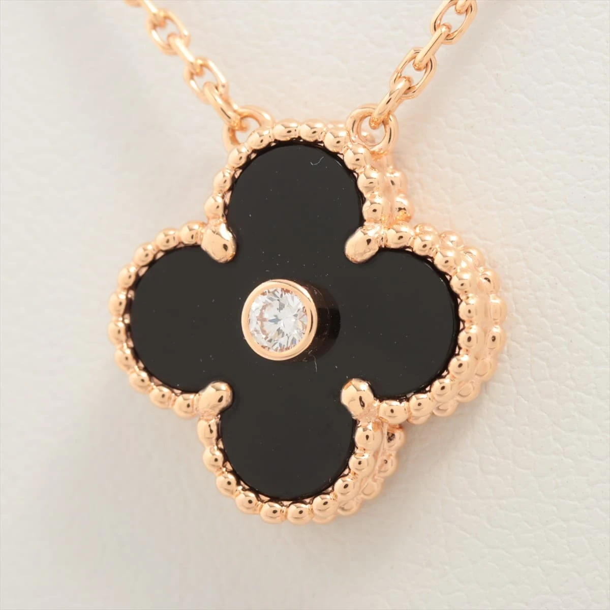 ヴァンクリーフ&アーペル ヴィンテージアルハンブラ オニキス ダイヤ  