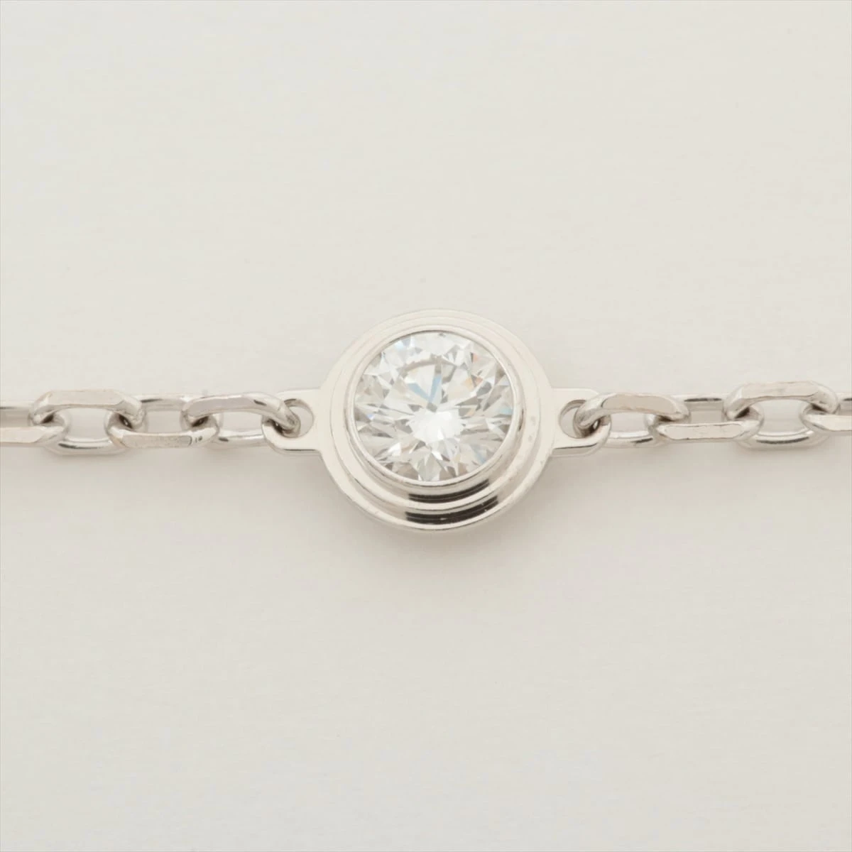 カルティエ ダムール SM ダイヤ ブレスレット 750(WG) 2.2g 16 