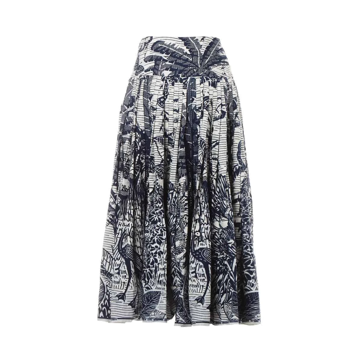 【現行】 Christian Dior トワルドゥジュイ プリーツ スカート Christian Dior - クリスチャンディオール 20SS コットン