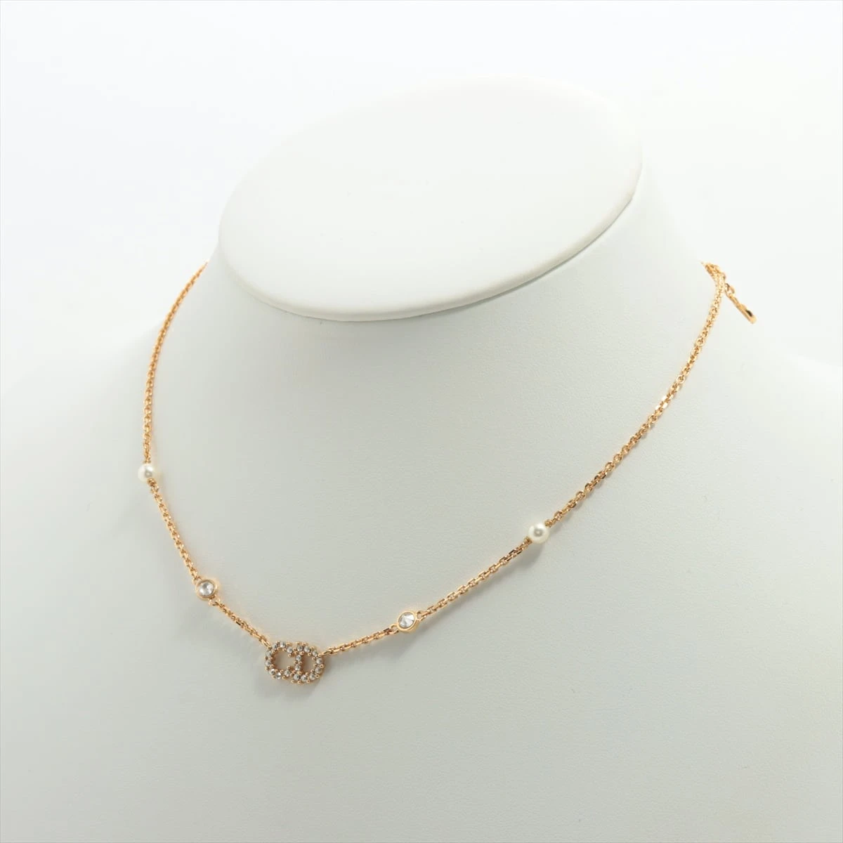 Dior ゴールド ネックレス パール付き　Clair D Lune ディオール Clair D Lune クレール ディー リュヌ ネックレス GP