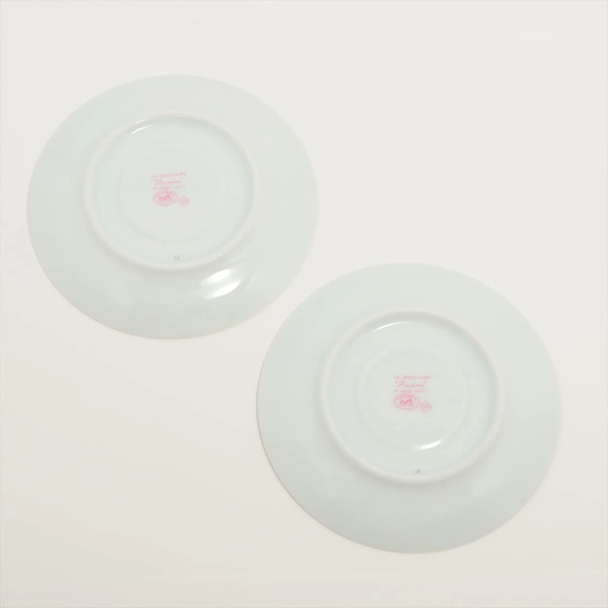 HERMESエルメス ピヴォワンヌPIVOINES ROSES 中皿　プレート エルメス プレート□ピヴォワンヌ ランチプレート 皿 3枚セット